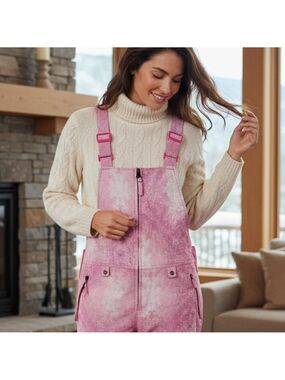 Arctix Youth Ski Bib Overalls Pink Insulated Snow Pants Girls L